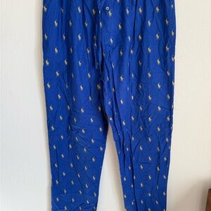 Men’s L Blue With Polo Logo  Print Polo Ralph Lauren Leisure Wear Sleepwear
